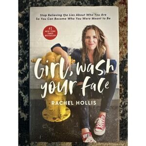 Rachel Hollis Girl Wash Your Face Women Self Help Motivational Blue‎ Hardcover